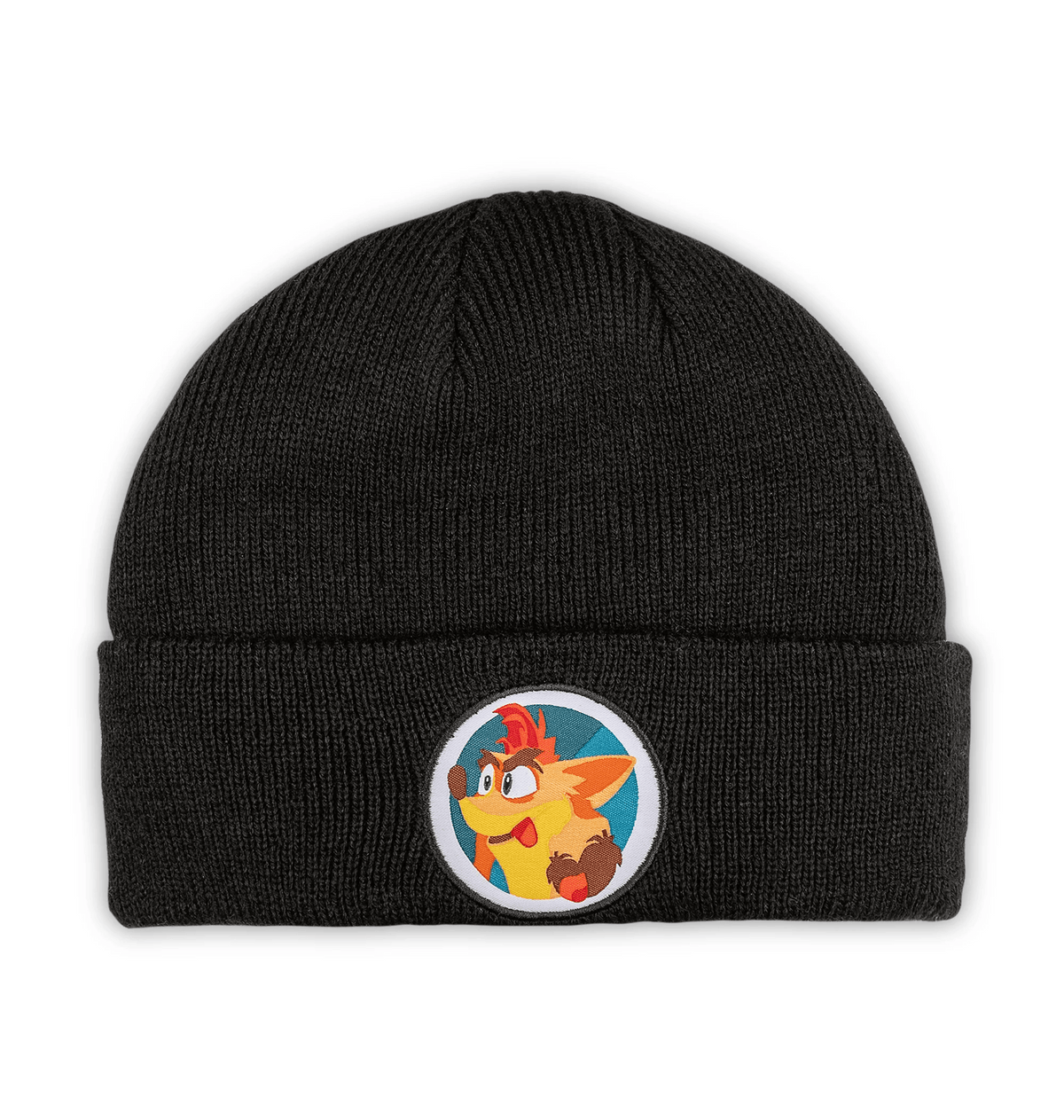Bonnet adulte Crash Bandicoot avec étiquette tissée