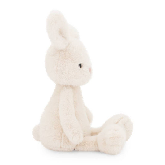 Lapin en peluche blanc - 33 cm