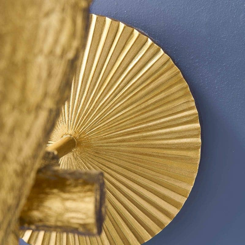 パーシー・パロット ウォールランプ、ゴールド/ターコイズ