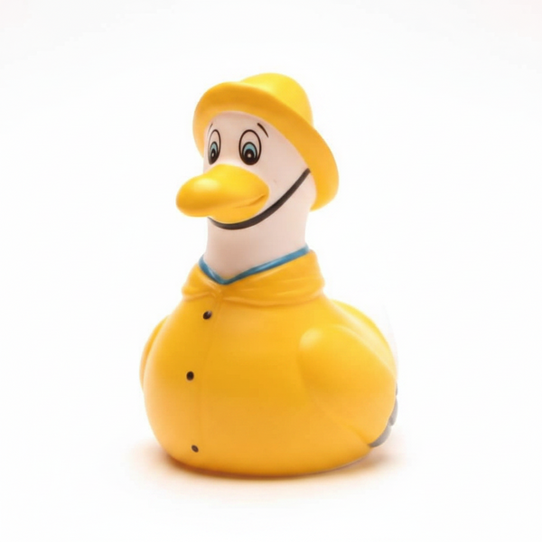 Seagull in a Yellow Raincoat