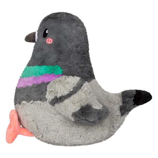 Paloma de peluche aplastable