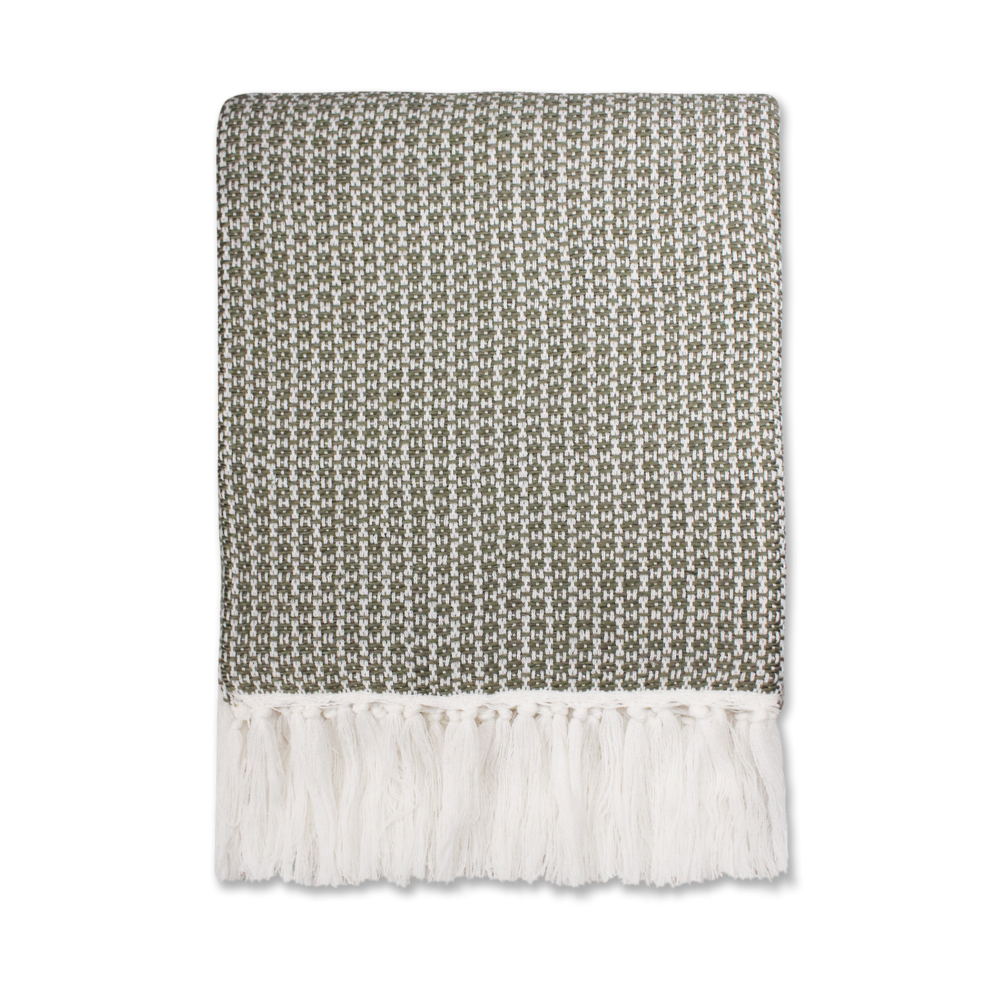 Coperta (125 x 150 cm) - Ayla (verde muschio)