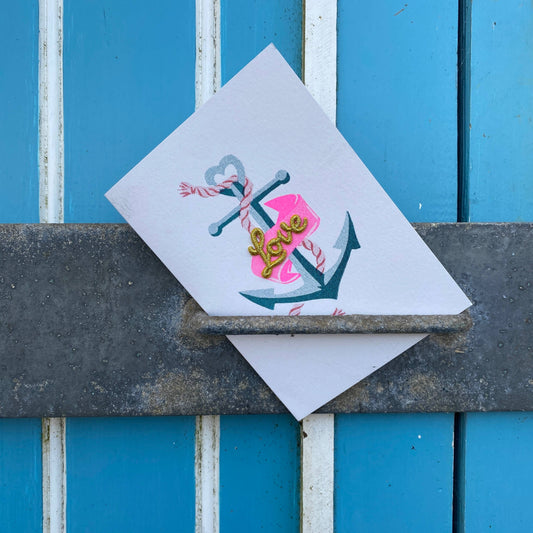 Carte St Valentin - Ancre