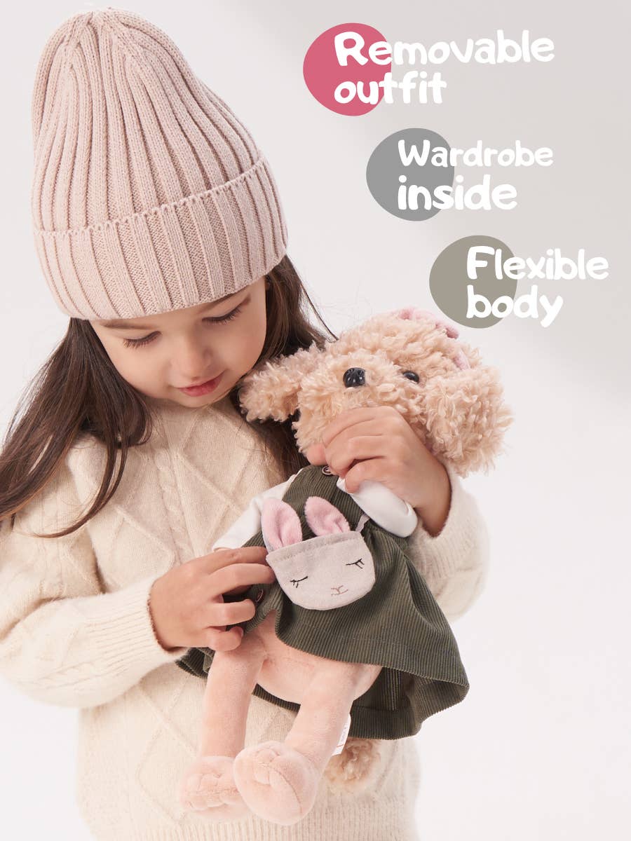 Poupée chien Lucky Fendi : Voyage à Paris-38cm