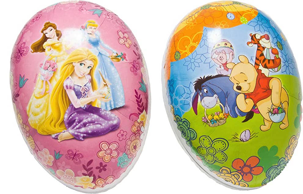 HUEVO DE PASCUA DISNEY, TIPO DISNEY. 15 CM, PARA RELLENAR