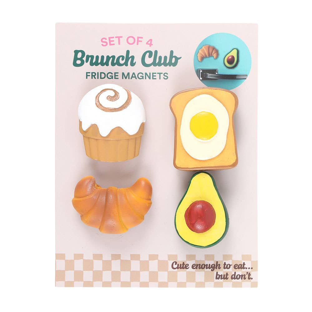 Ensemble d'aimants pour réfrigérateur Brunch Club