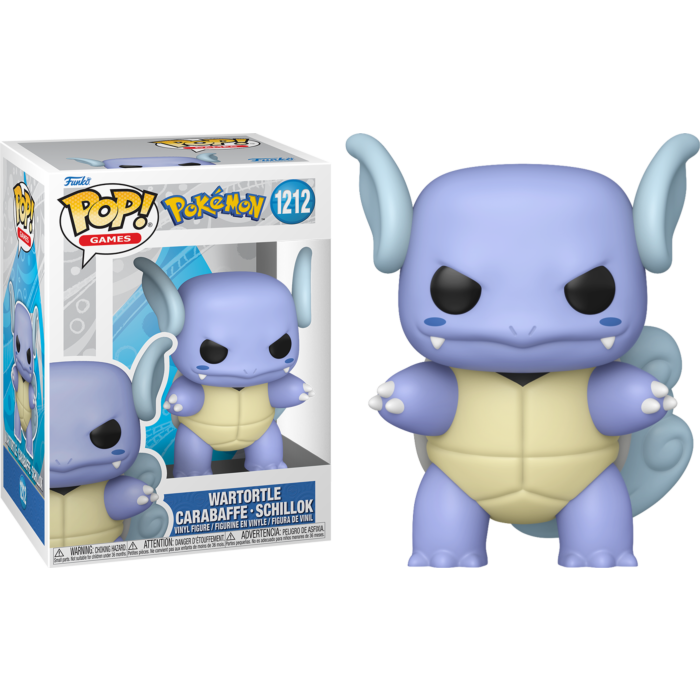 Funko Pop! Wartortle Pokémon 1212 - figurine et boîte
