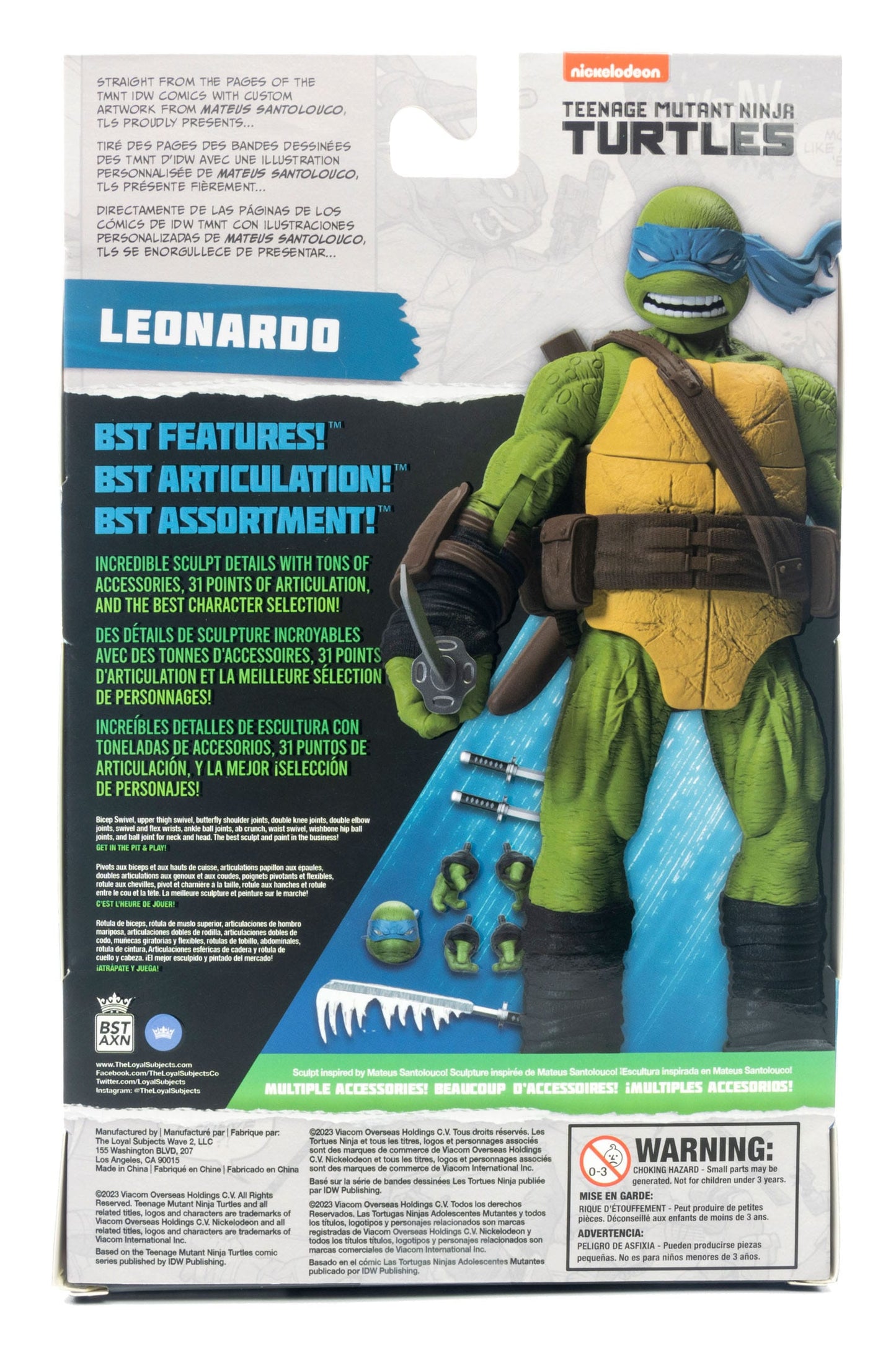 BST AXN Leonardo (cómics de IDW)