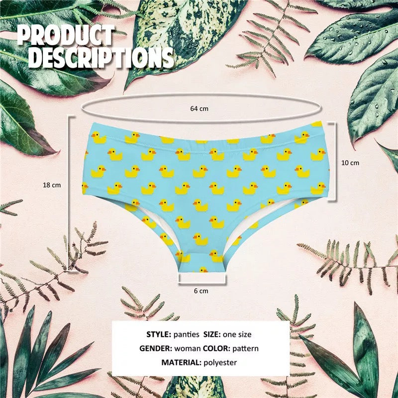 Yellow Bath Ducks Panties