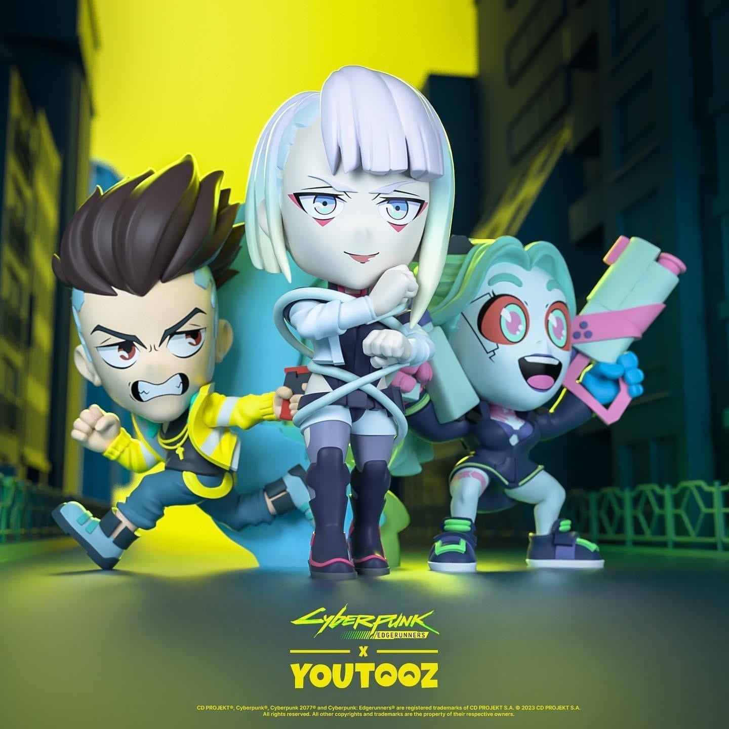 cyberpunk edge runners vinyl figurine lucy youtooz