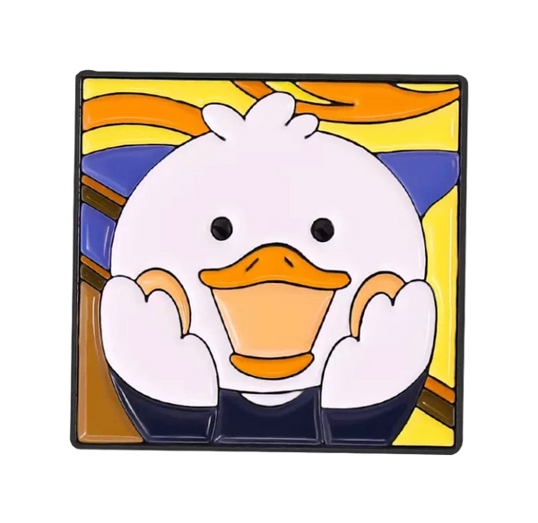 Pin's Canard Blanc "Le Cri"