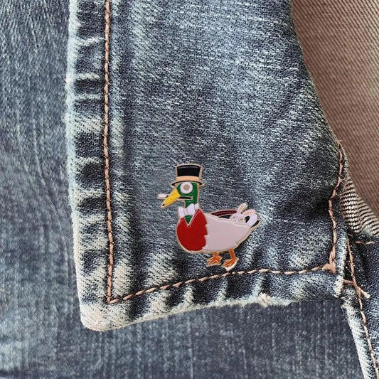 Pin's Canard Colvert Magicien