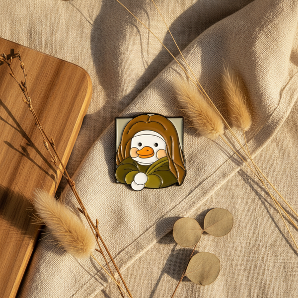 Pin's Canard Blanc Mona Lisa