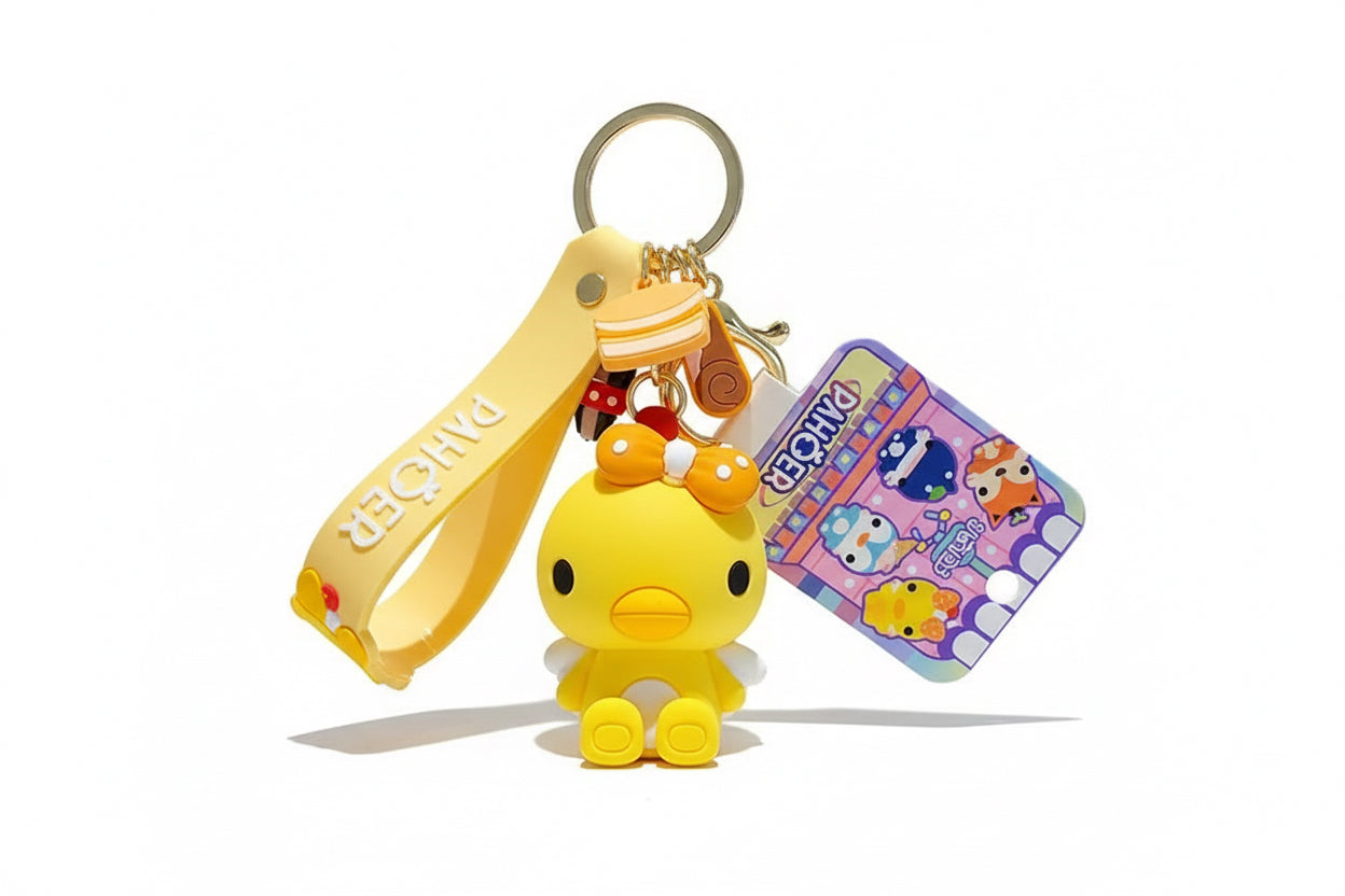 Angel Duck Key Ring
