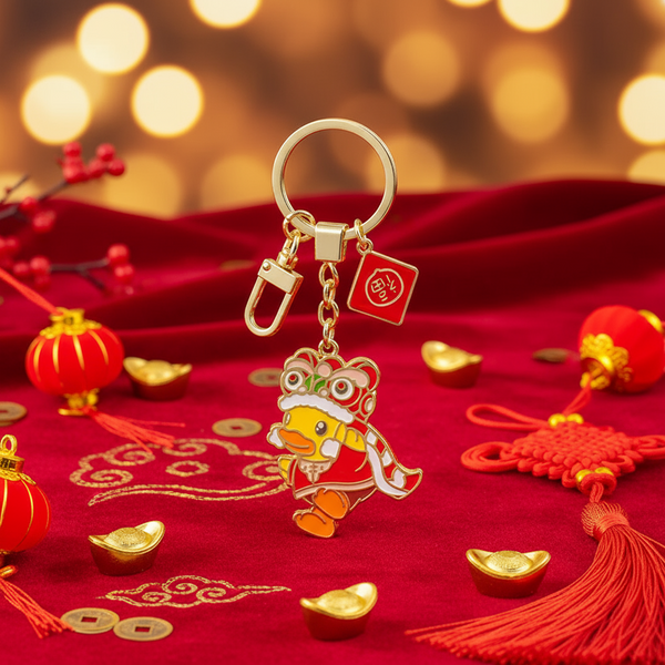 Schlüsselanhänger mit chinesischer Tigerente