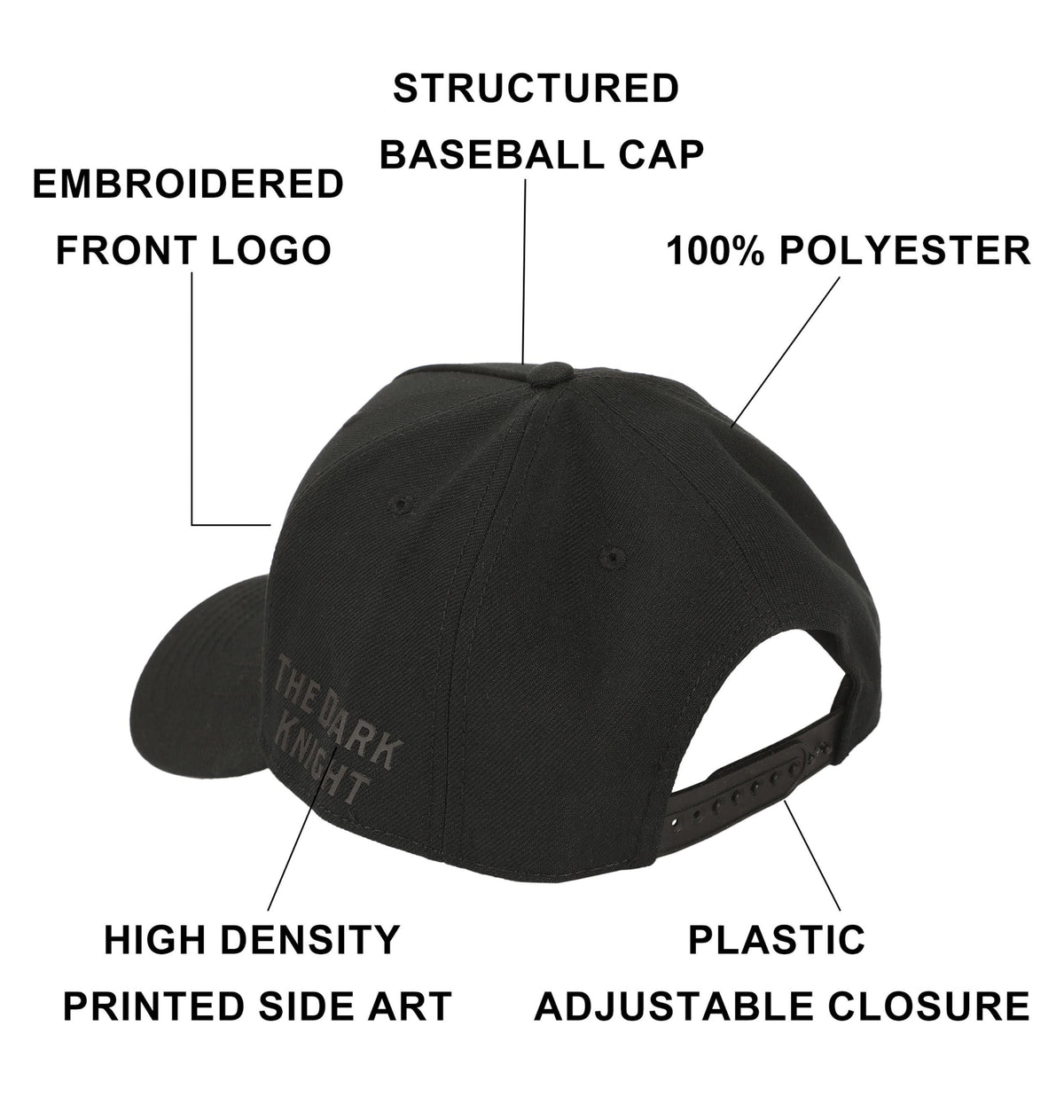 Casquette adulte Batman avec logo