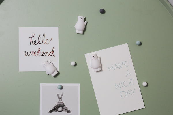 Set de 4 Magnets Ours Lou