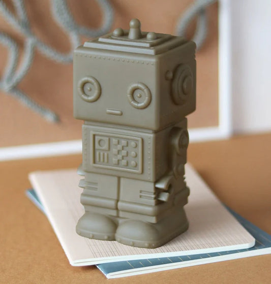 Brown Robot Piggy Bank