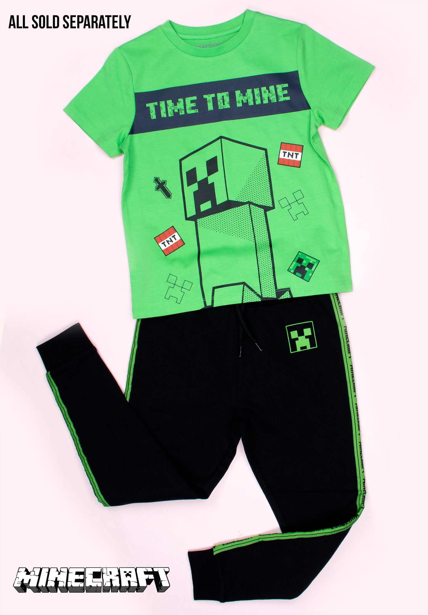 Minecraft noir Joggers – noir