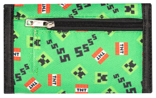 Minecraft Personalized Kids Wallet - Green