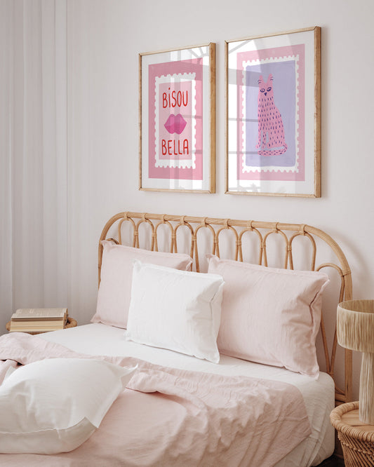 Bisous Bella- Poster