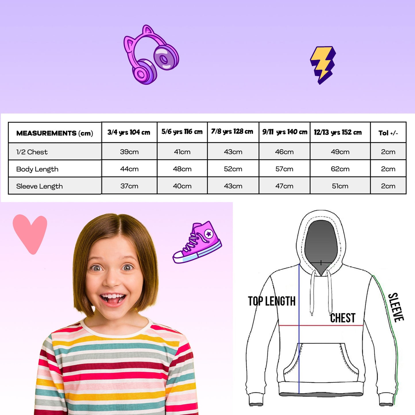 Fringoo football Sweat à capuche gris fille Cotton Rich Soft Hooded Sweatshirt- football Ball fille gris