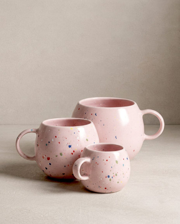 Mug boule New Party rose – 500 ml