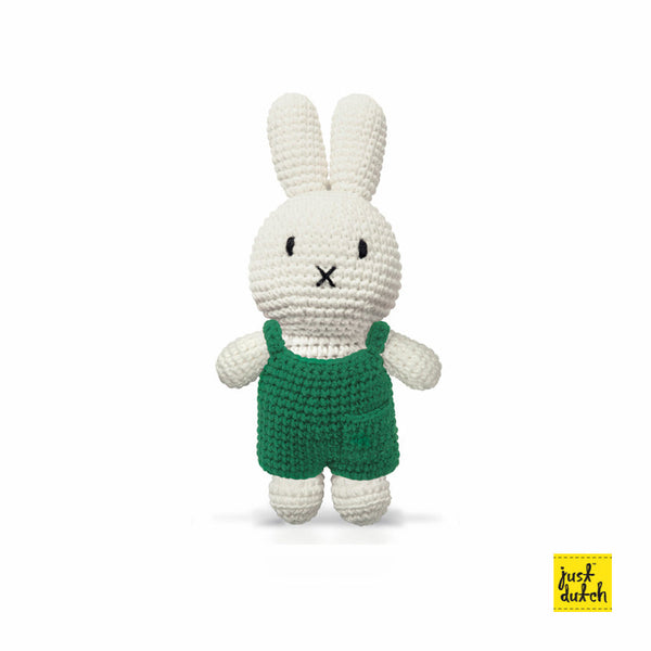Peluche all'uncinetto Miffy il coniglio - Salopette classica