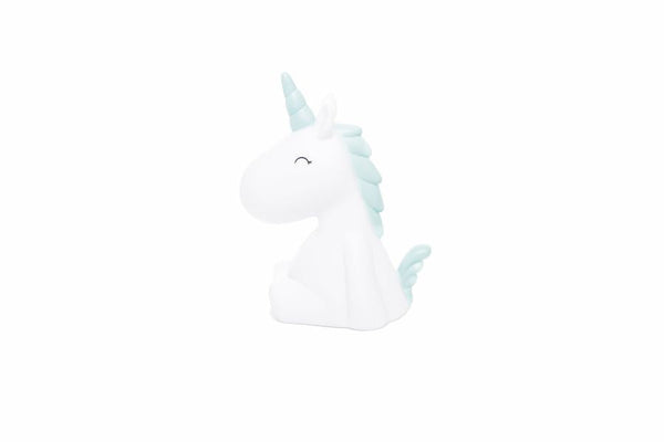 Mini luce notturna unicorno blu