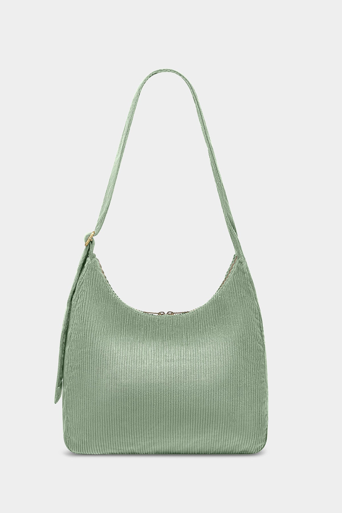 Sac hobo Claire Velours Vert d'eau