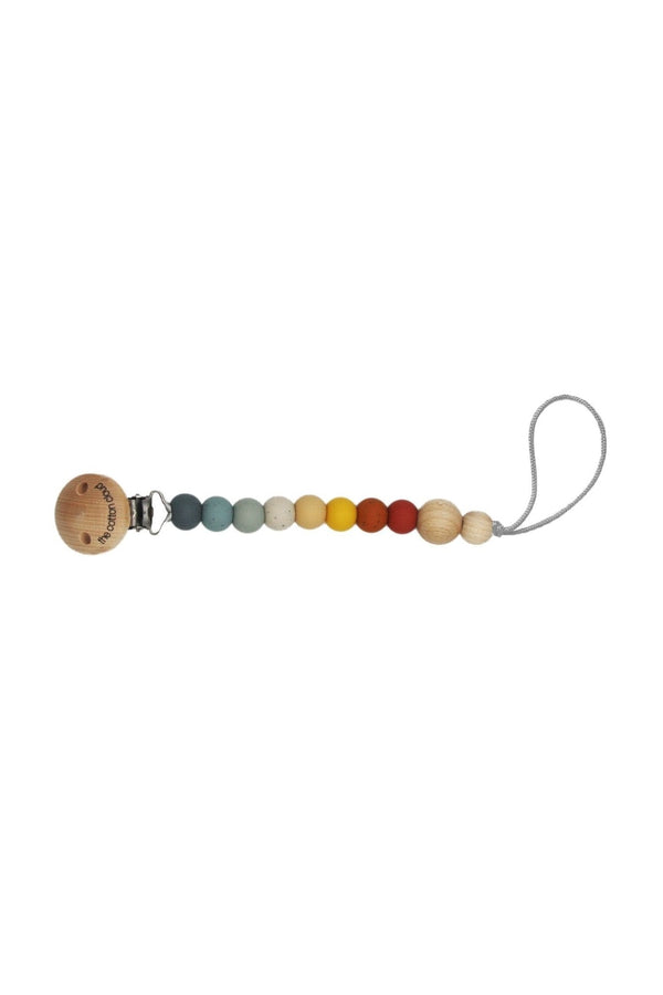 Schnullerkette Round aus Silikon Neutral