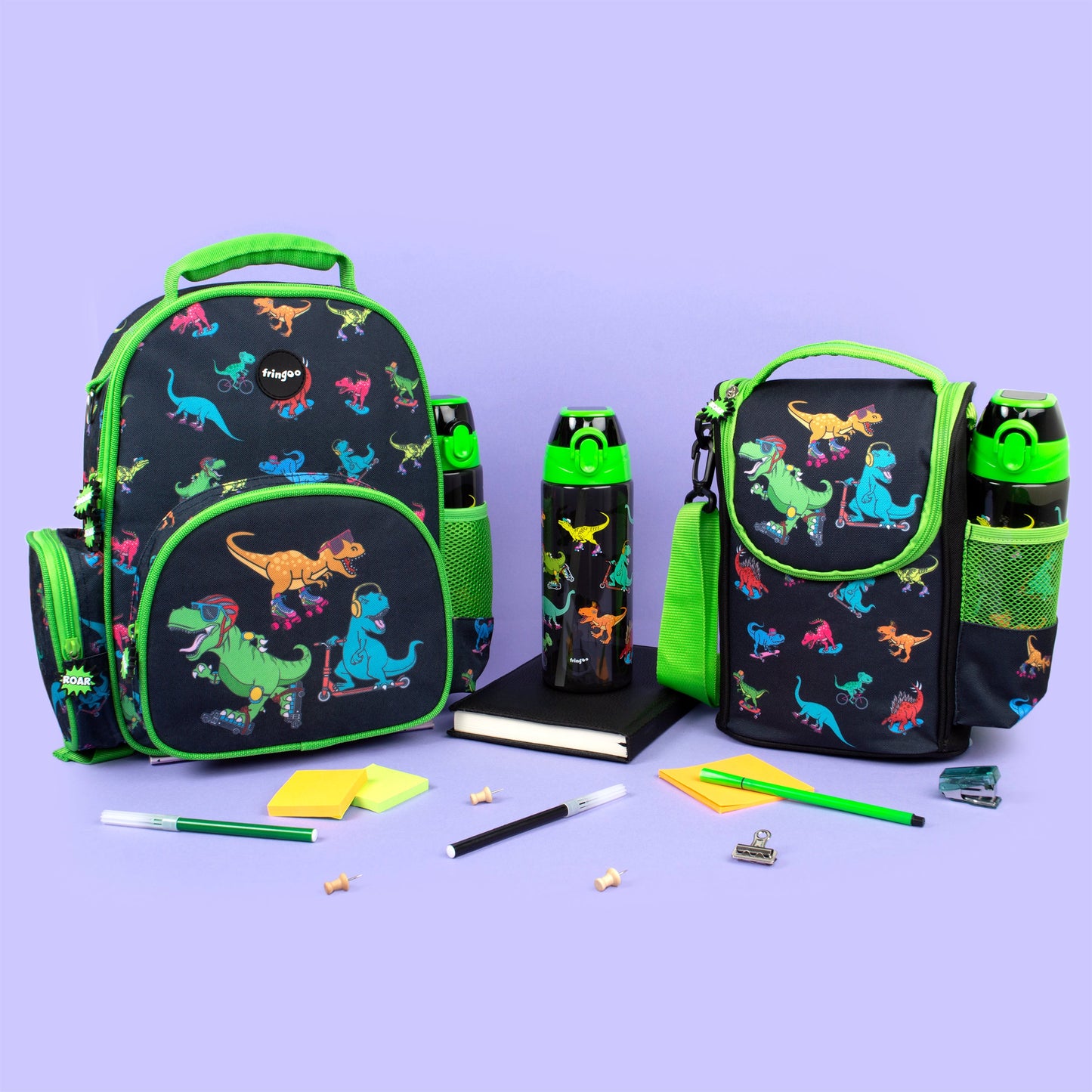 Petit sac à dos enfant – Dinosaurs Skaters