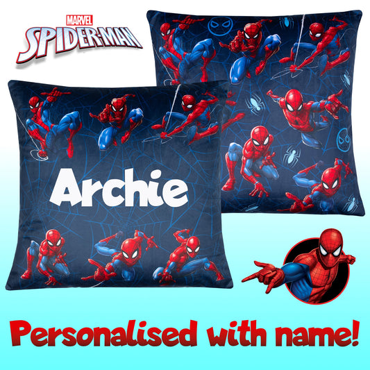 Housse de coussin Spider-Man – Marvel Spider-Man 44 x 44 cm Super Soft Pillow Case for Boys Bedroom Home Décor Gift for Boys