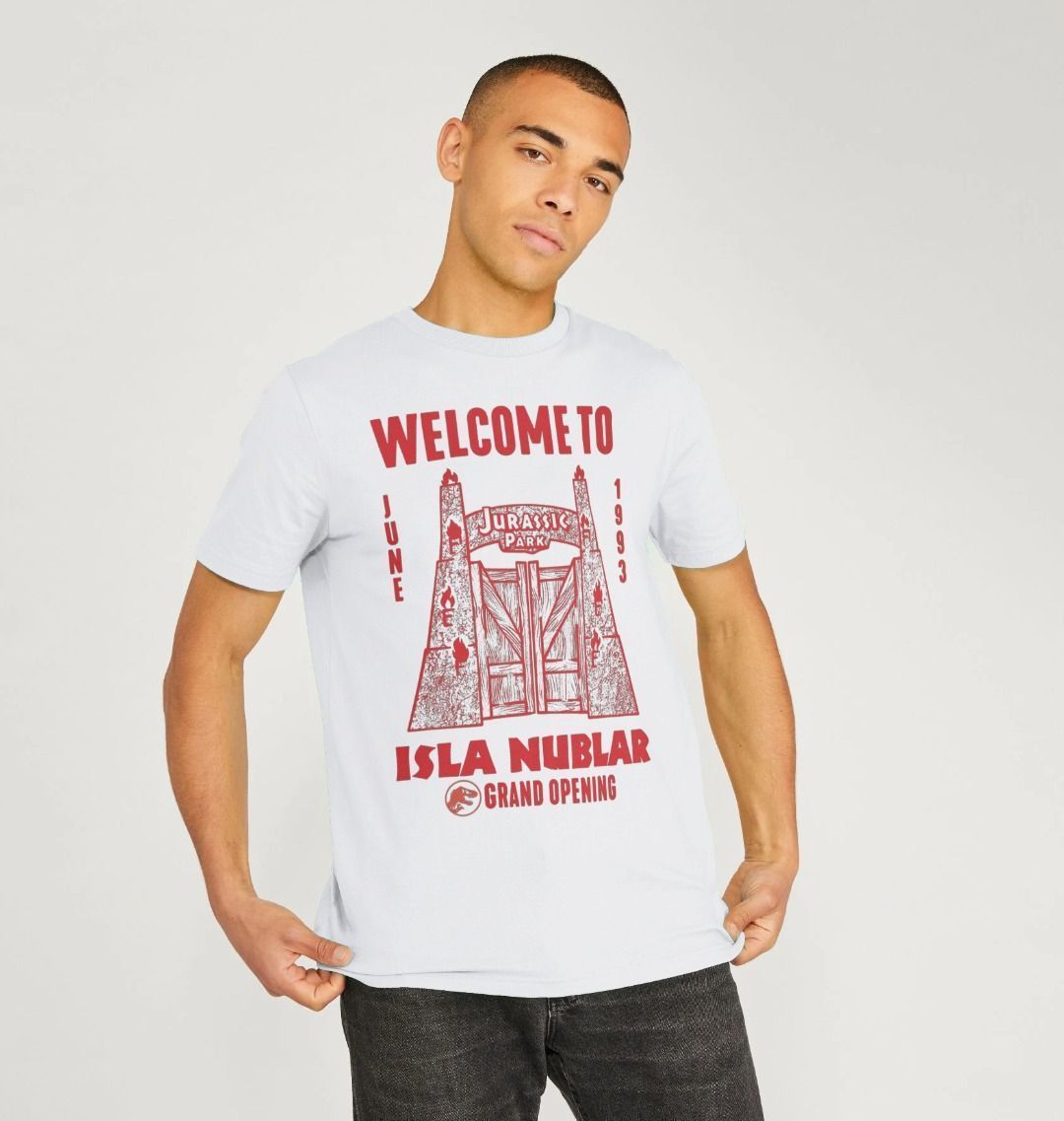 T-shirt adulte Jurassic Park Welcome to Isla Nublar