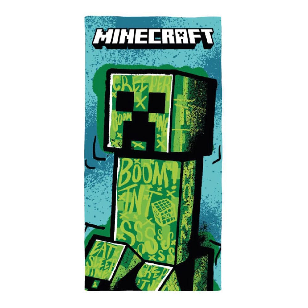 Toalla de baño de Minecraft - Creeper
