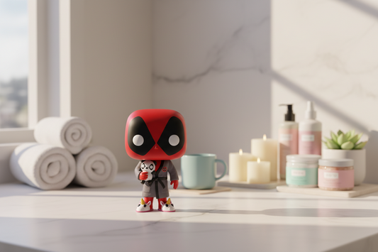 Pop! Deadpool in een badjas