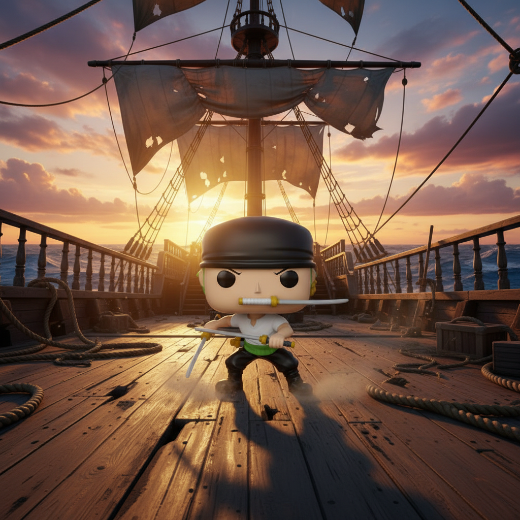 Pop! Roronoa Zoro (Twee Zwaardstijl)