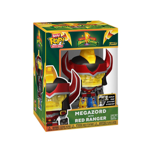 ¡Pop chiquitito! Bot Megazord con Ranger Rojo