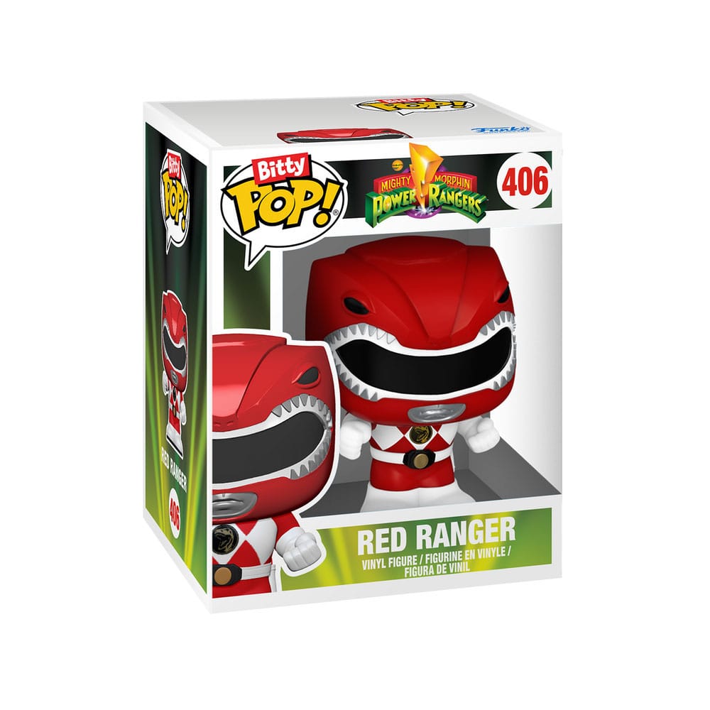 ¡Pop chiquitito! Bot Megazord con Ranger Rojo