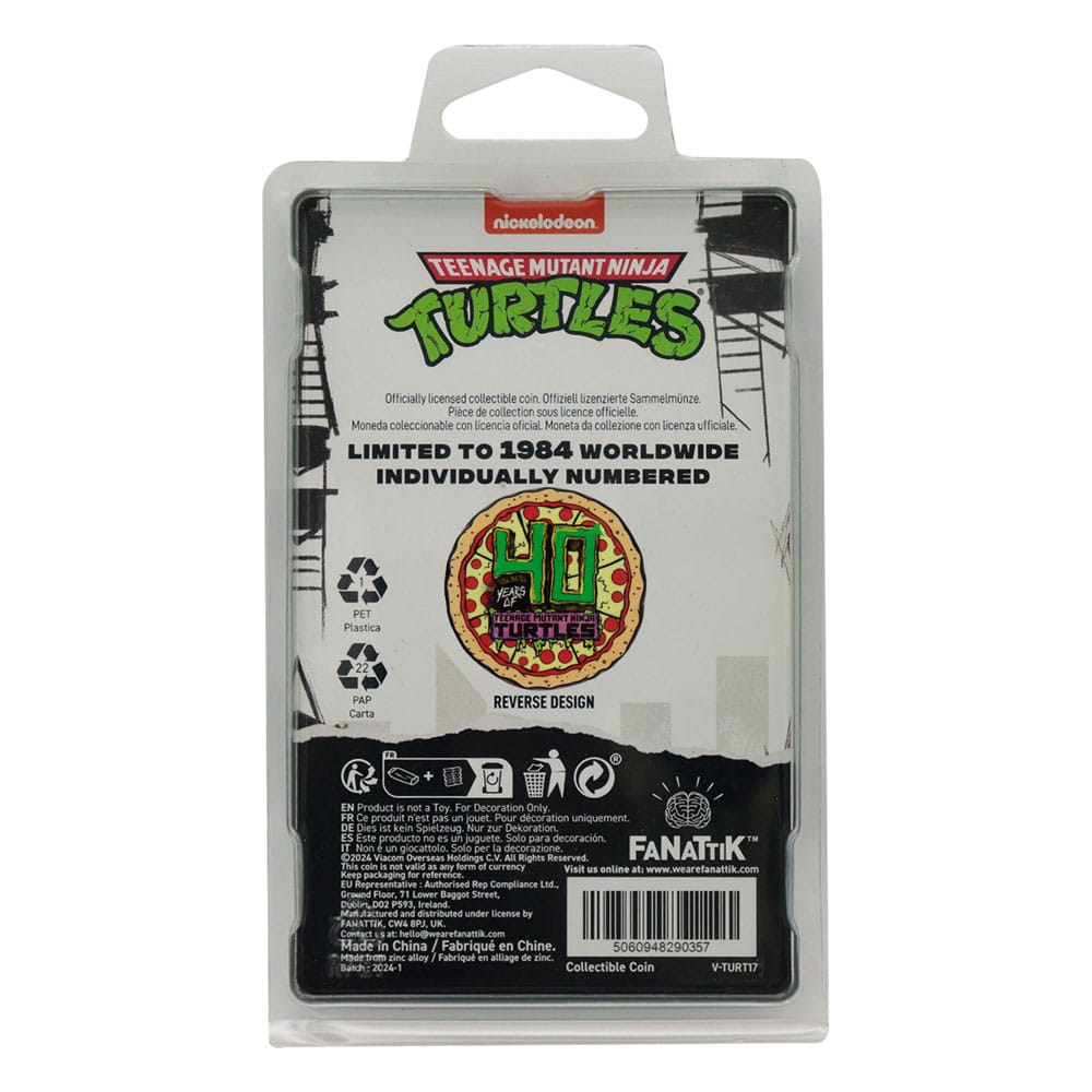 Teenage Mutant Ninja Turtles Collectible Coin - Pizza (Limited Edition)