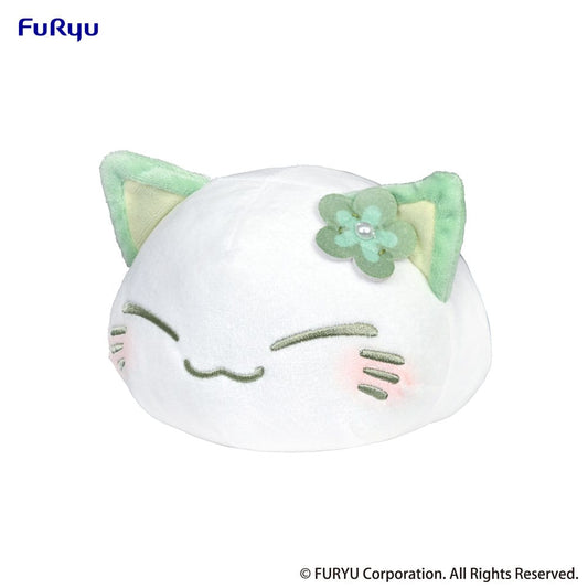 Gato de peluche Nemuneko: verde