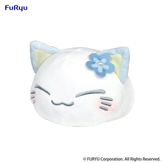 Peluche de gato Nemuneko: azul