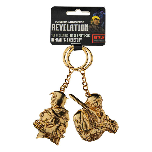 He Man & Skeletor keyring