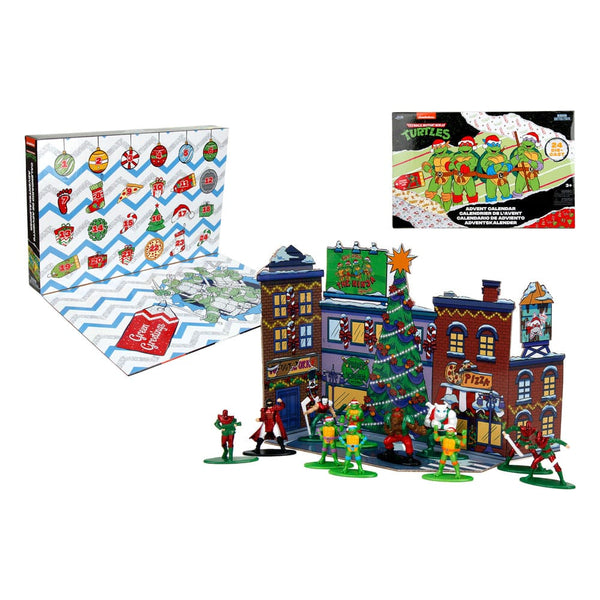 Calendrier de l'Avent Nano Metalfigs Tortues Ninja - Holiday