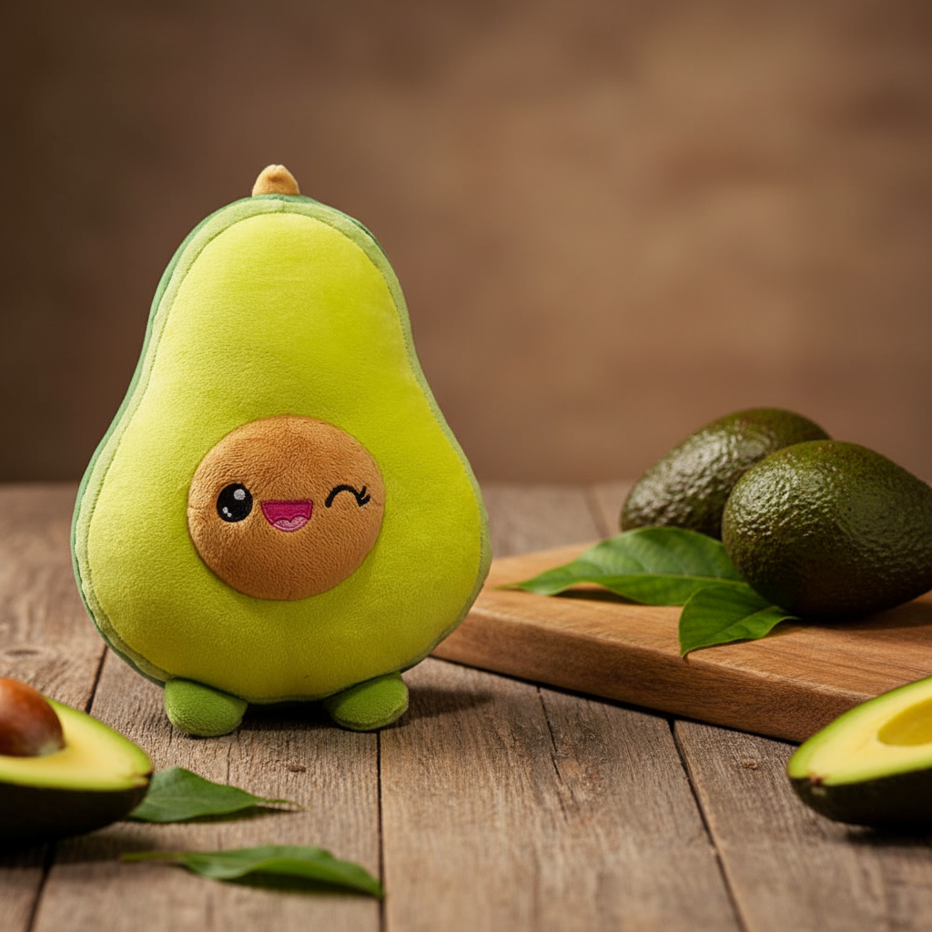 Aguacate de peluche