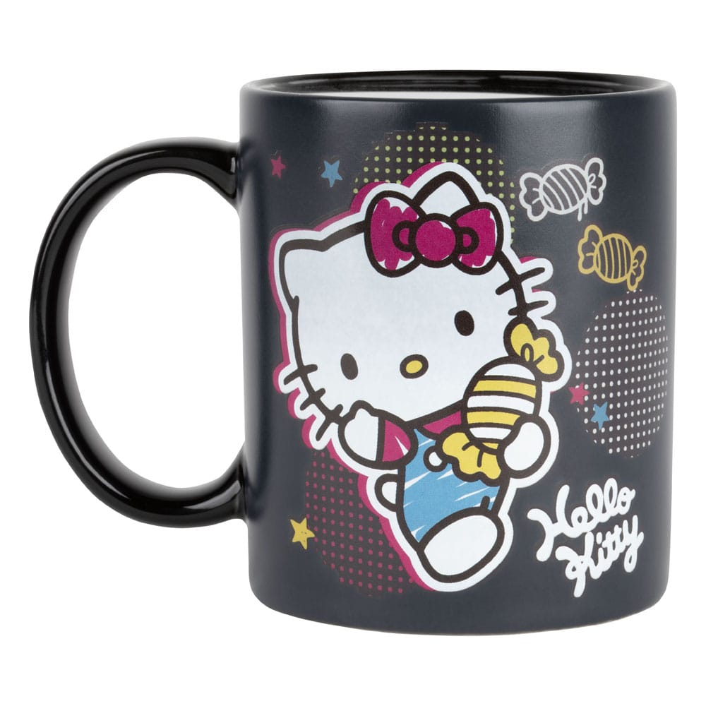 HELLO KITTY - Caramelos - Taza Termorreactiva 320ml