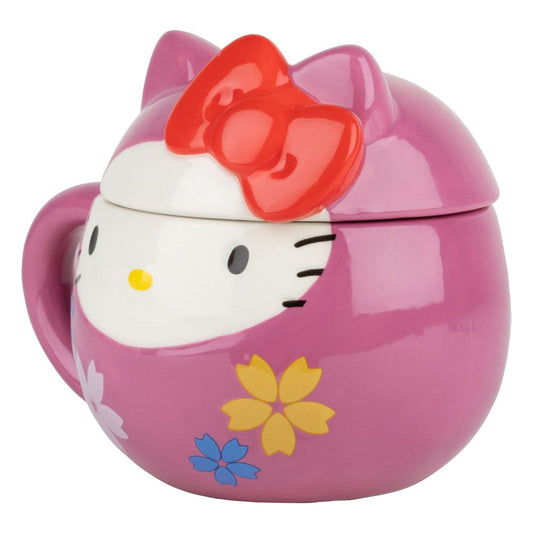 Taza 3D con tapa Hello Kitty - Daruma