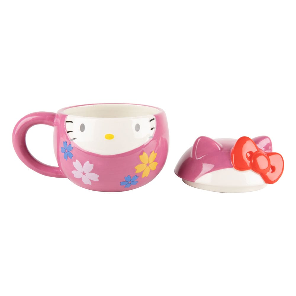 Taza 3D con tapa Hello Kitty - Daruma