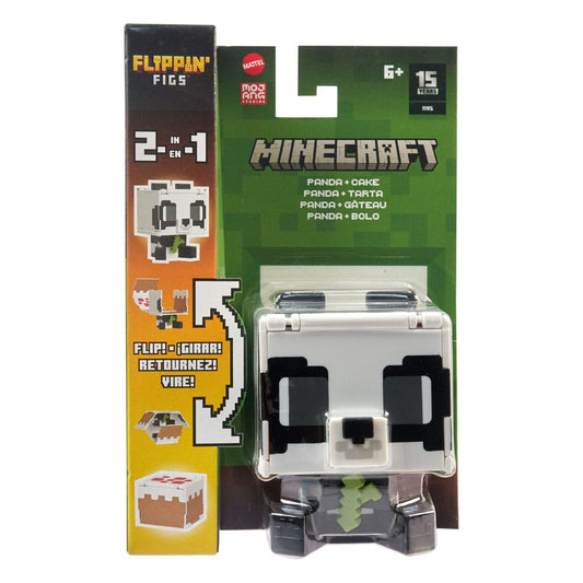 flippin figs minecraft panda gateau mattel