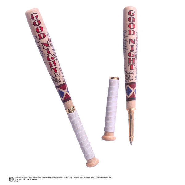 Caneta em forma de taco de basebol e marcador de livros do Esquadrão Suicida - Harley Quinn